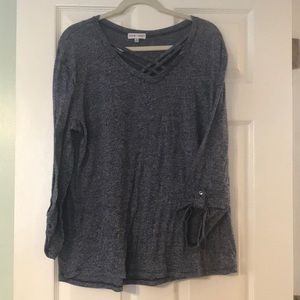 Fall inspired navy top